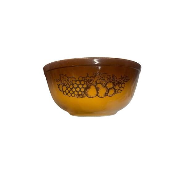 Pyrex Vintage Old Orchard Bowl # 403, 2-1/2 Qt 2.5L 8.5” Dia x 4” High - Picture 4 of 4